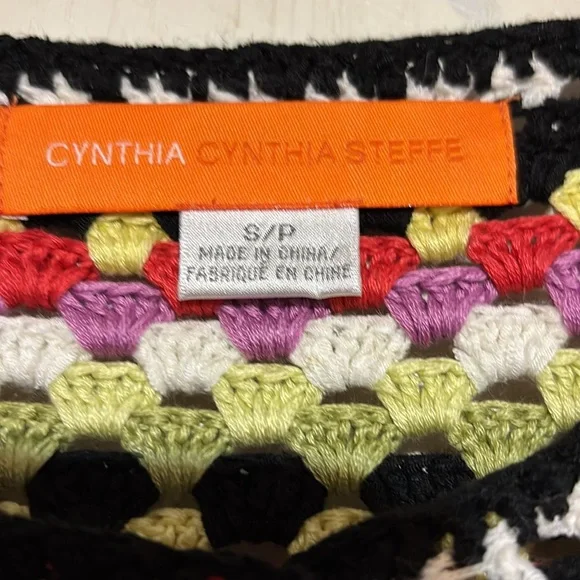 Cynthia Steffe Colorful Crochet Cardigan - Picture 4 of 7